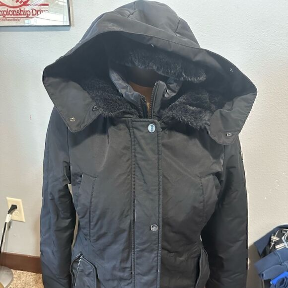 J. Madison Expedition Women’s S/C Black Parka - Picture 1 of 6